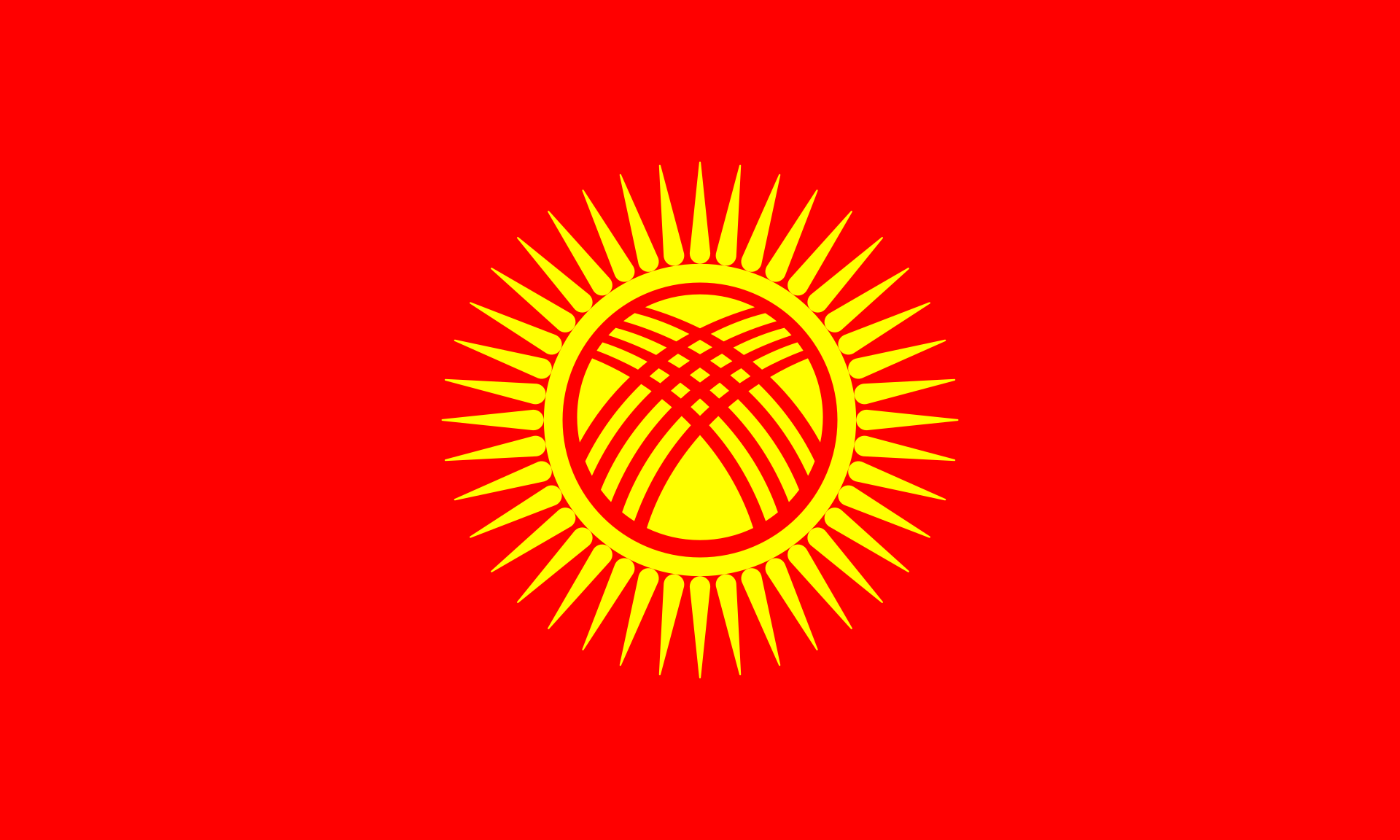Флаг Киргизии